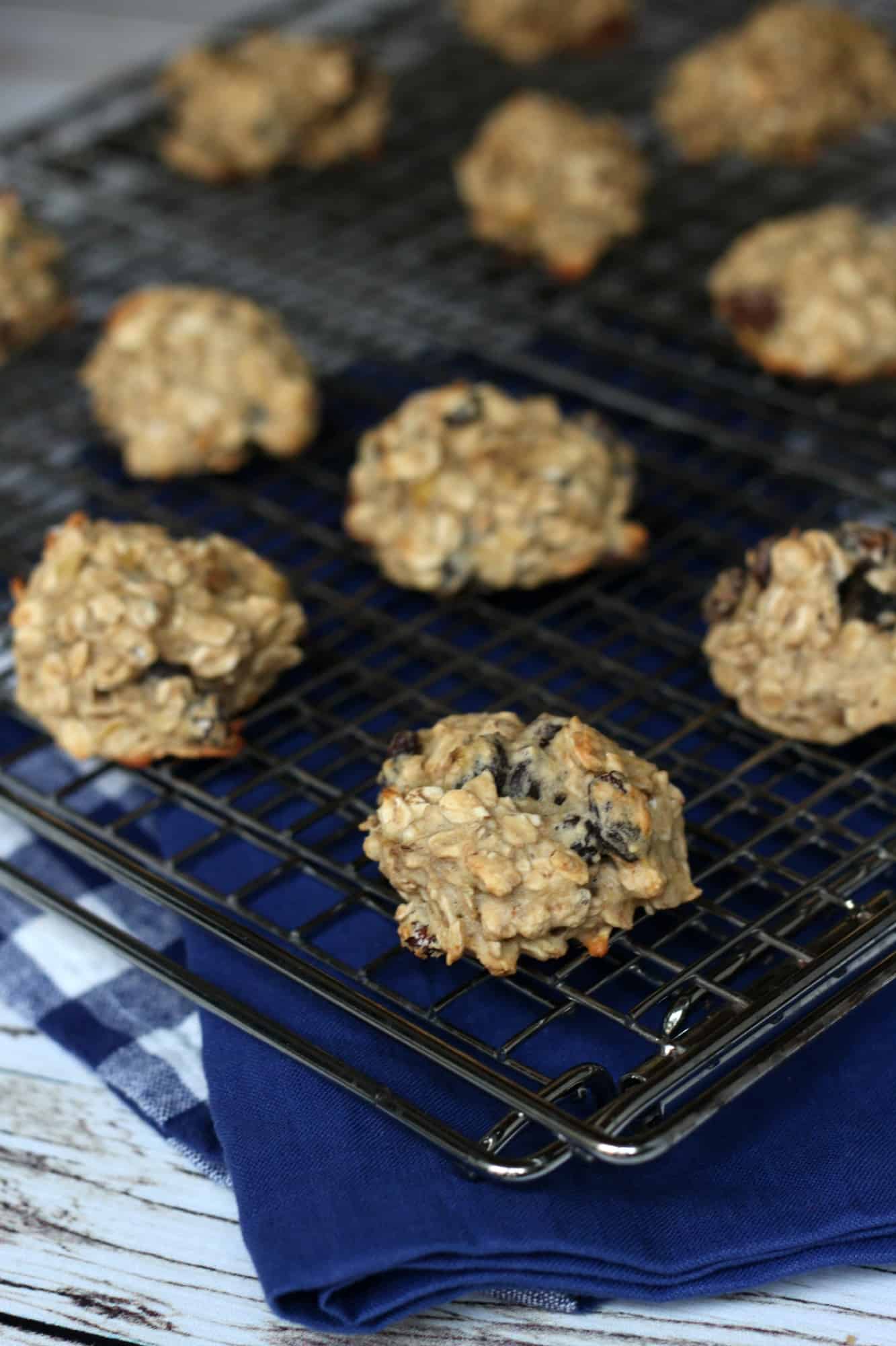 Banana Oatmeal Cookies with CreativeCookieExchange A Baker's House