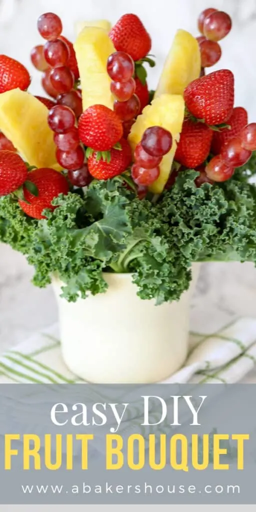 Edible fruit bouquet homemade