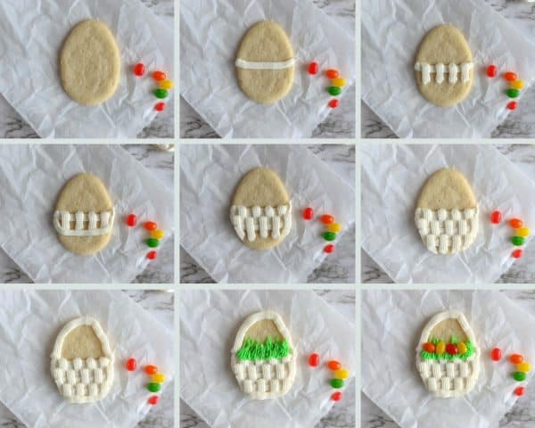 How to decorate Easter Cookies step by step nine photos