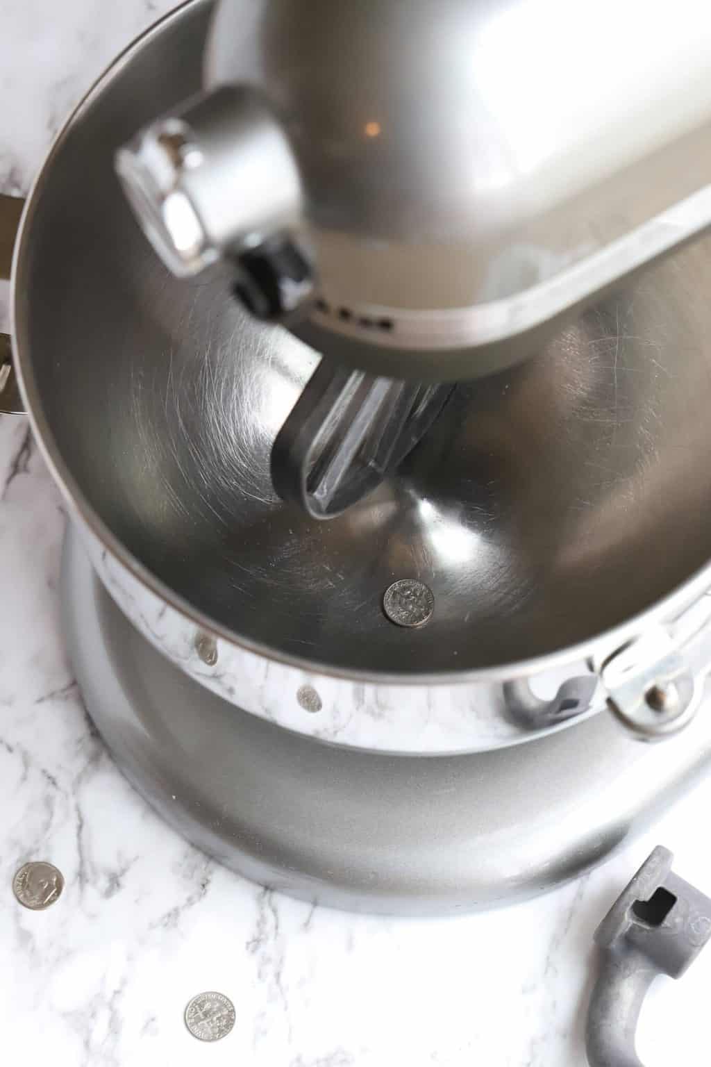 Dime Test for a KitchenAid Mixer