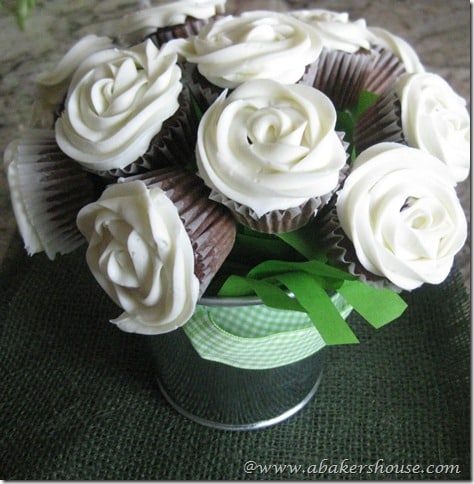 cupcake rose bouquet