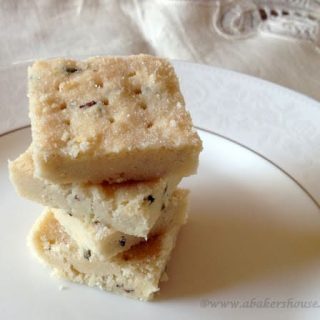 Recipe for lavender shortbread