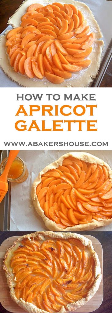 Apricot Galette two images for Pinterest Pin