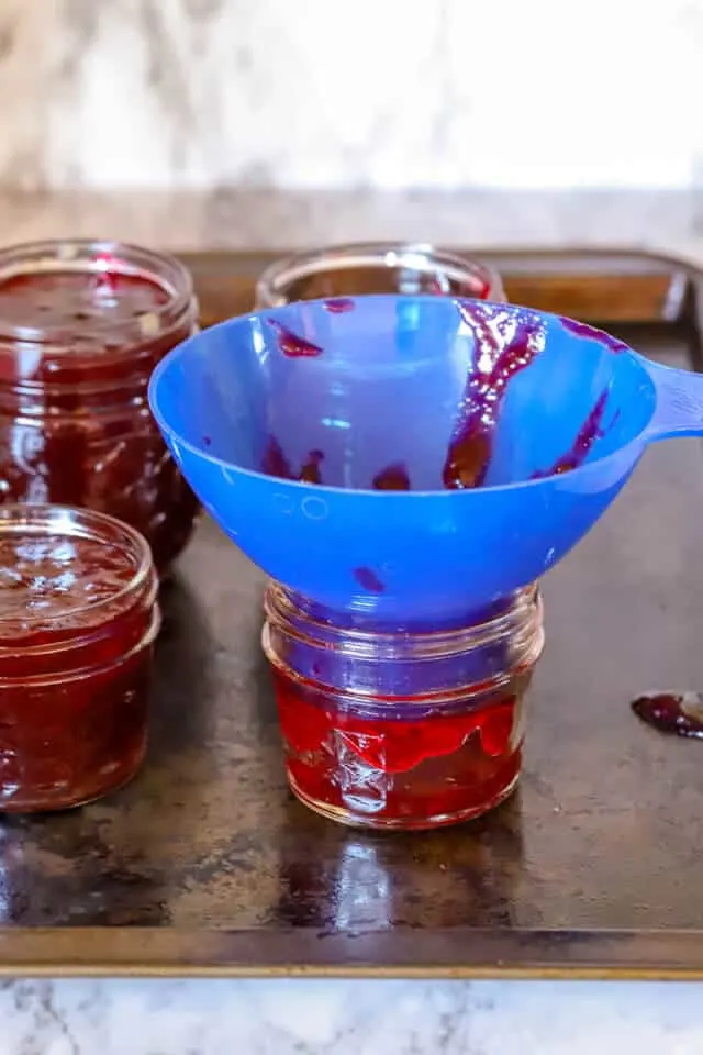 use a canning kit to make plum jam