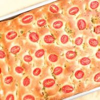 cherry tomato focaccia