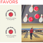 Pin for Free Bowling Party Favor