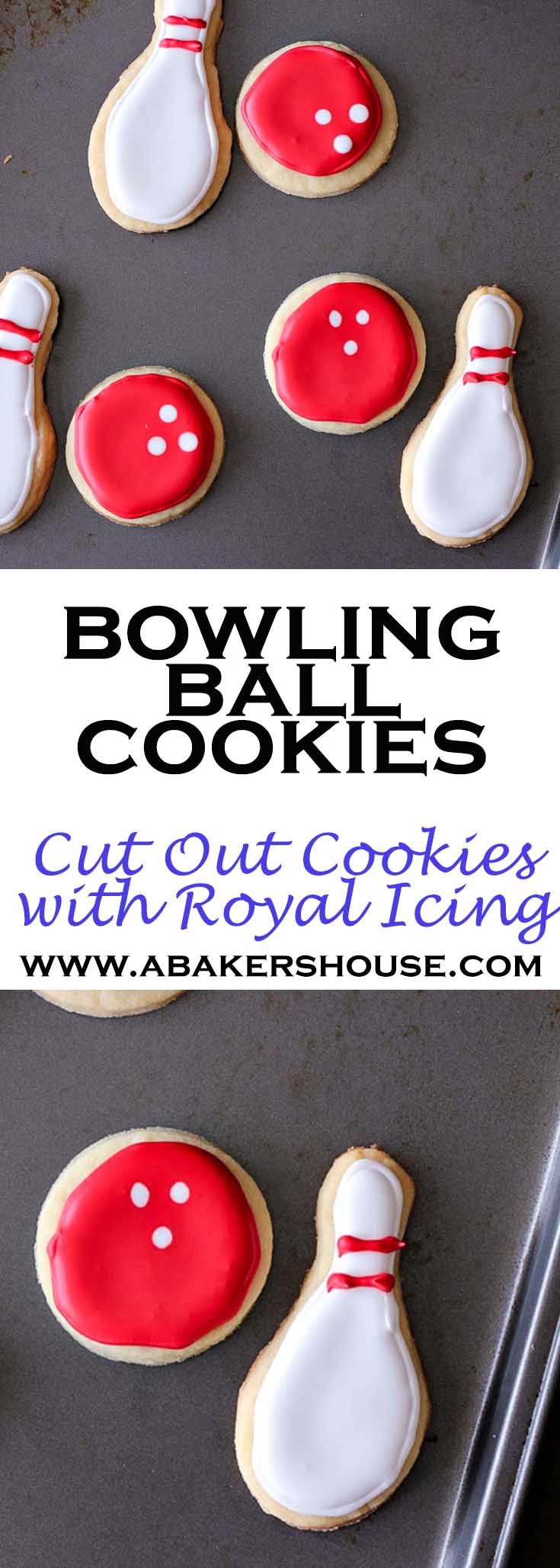 Bowling Pin and Bowling Ball Cookies A Baker's House