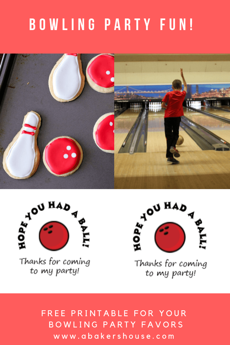Collage Pin for Pinterest Bowling Party Favors