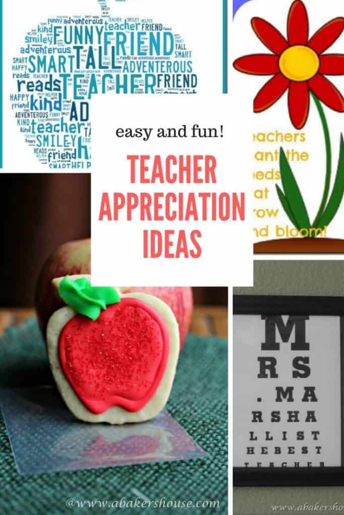 Ideas for Teacher Appreciation day