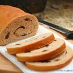 sliced whole wheat raisin bread