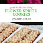 Spritz flower cookies perfect for a special occasion