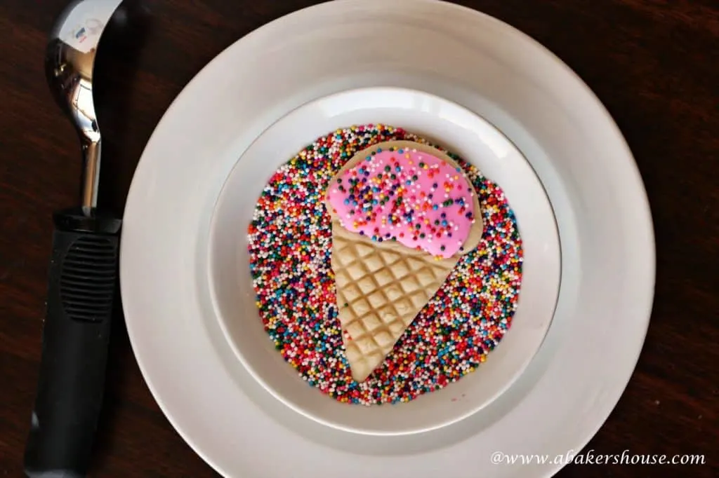 ice cream cone cookies