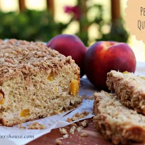 Peach-Oat Quick Bread 