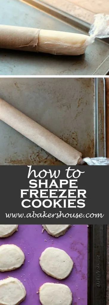 Pinterest image for slice and bake cookies
