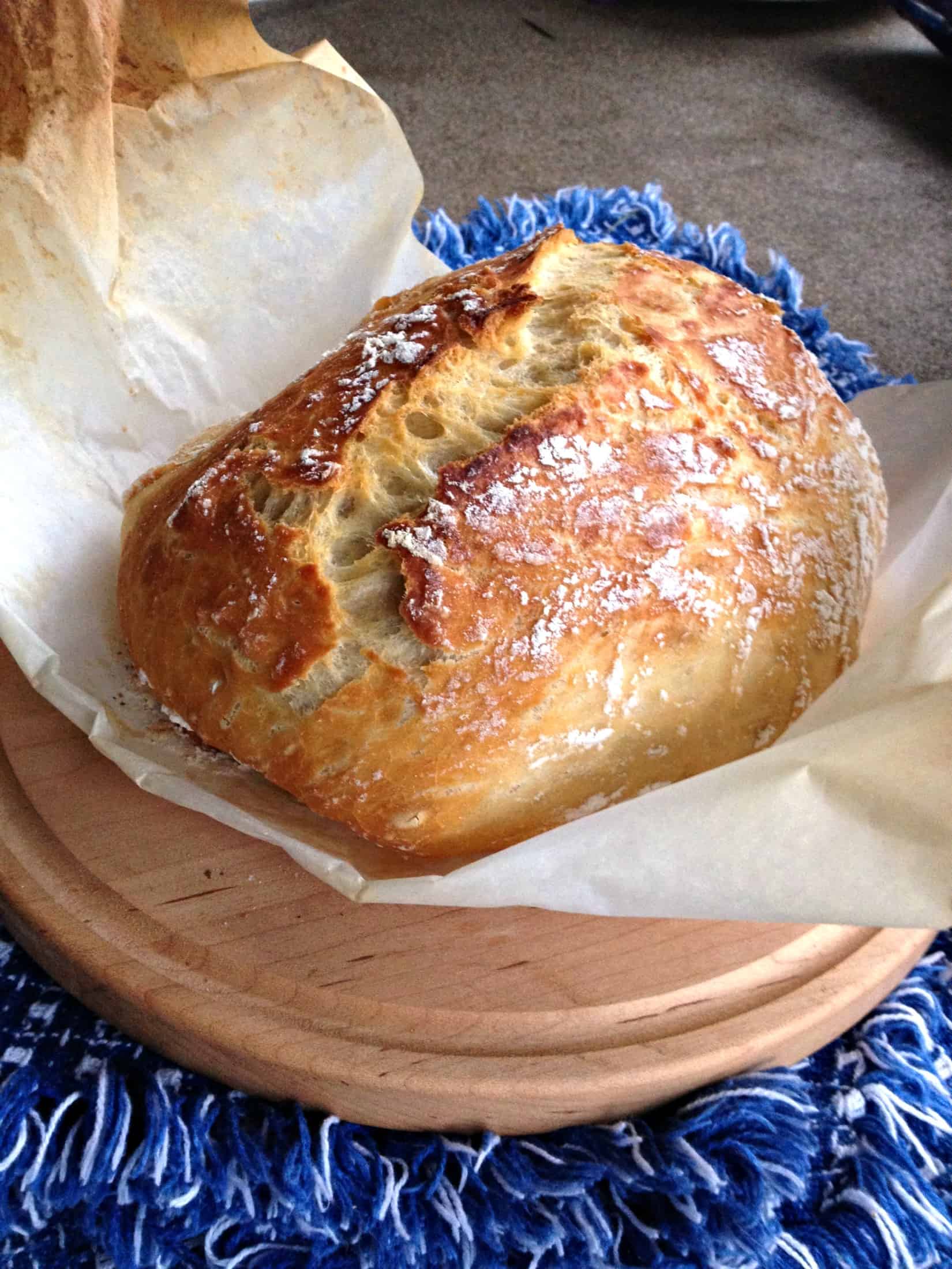 No Knead Bread in the Dutch Oven A Baker's House