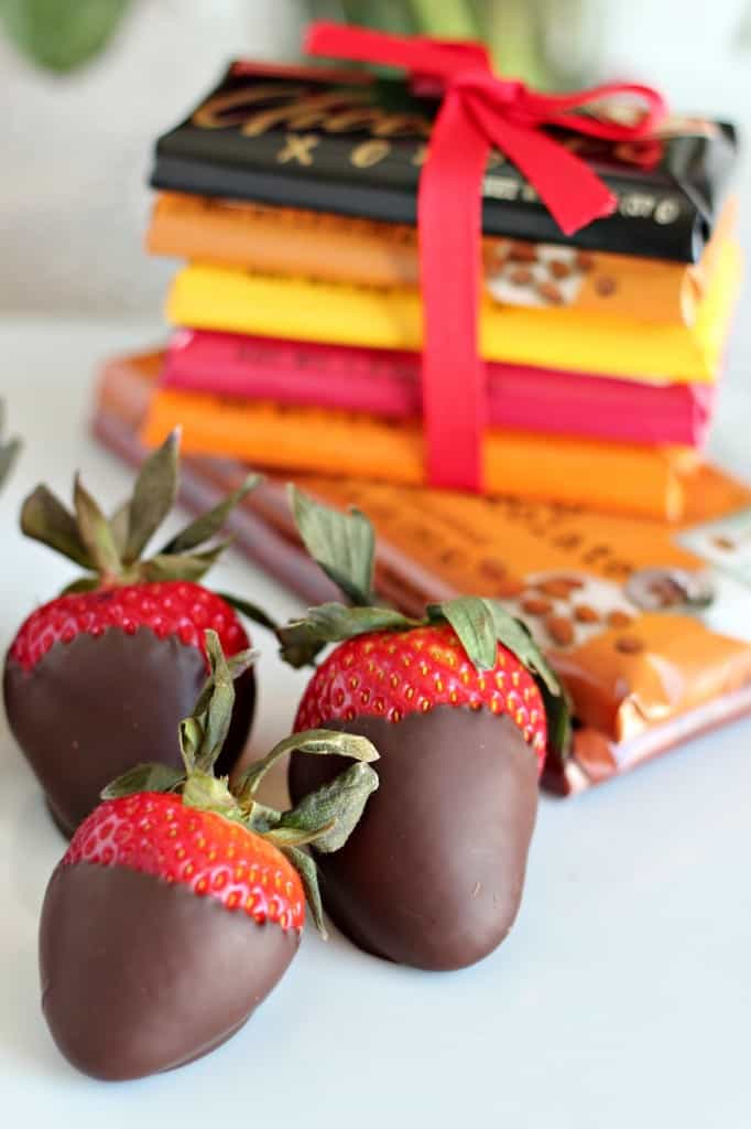 Chocolate Dipped Strawberries and Whole Trade Roses A Baker's House