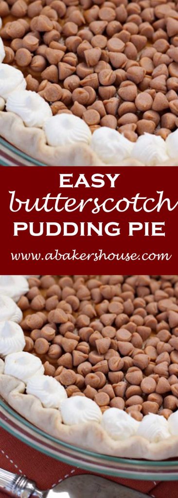 easy butterscotch pudding pie