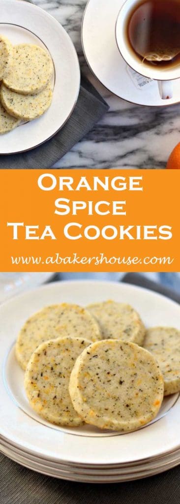 Orange spiced tea cookies