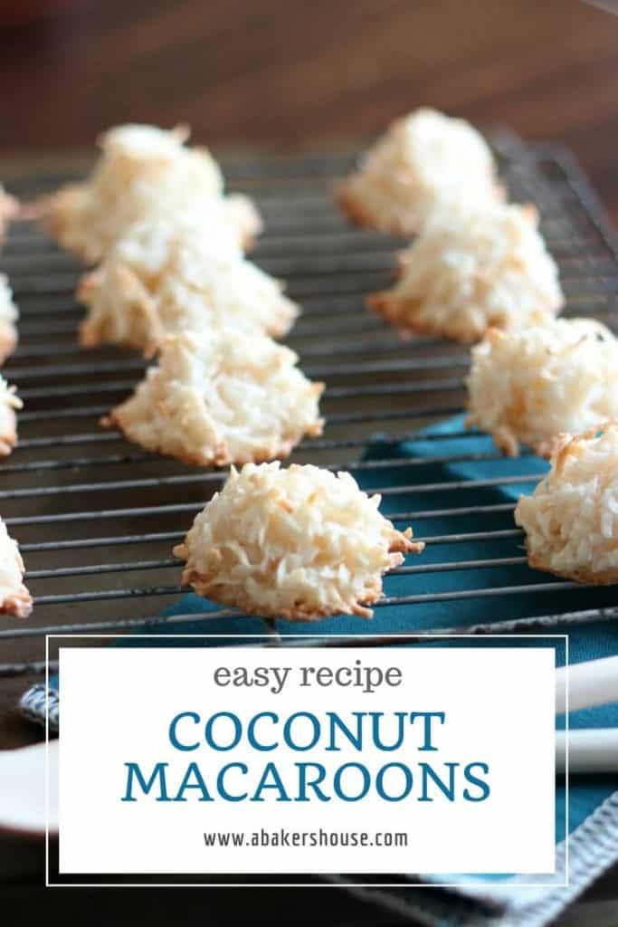 Recipe for easy coconut macaroons