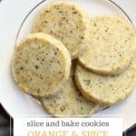 Recipe for lovely orange spiced tea cookies