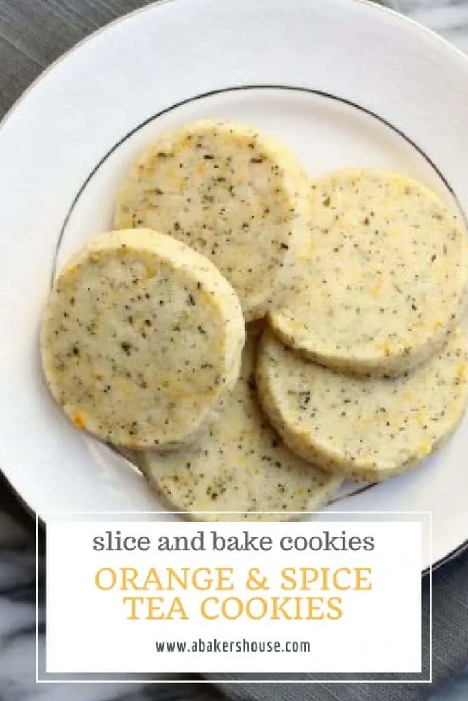 Recipe for lovely orange spiced tea cookies