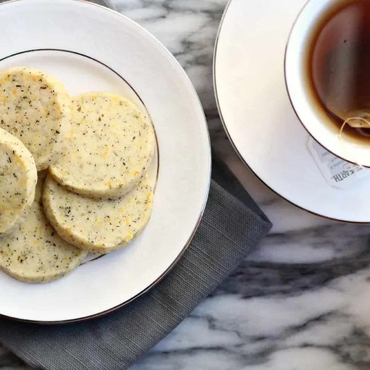 Orange spiced tea cookies