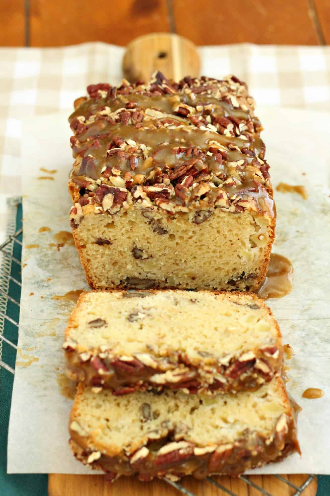 Praline Apple Bread