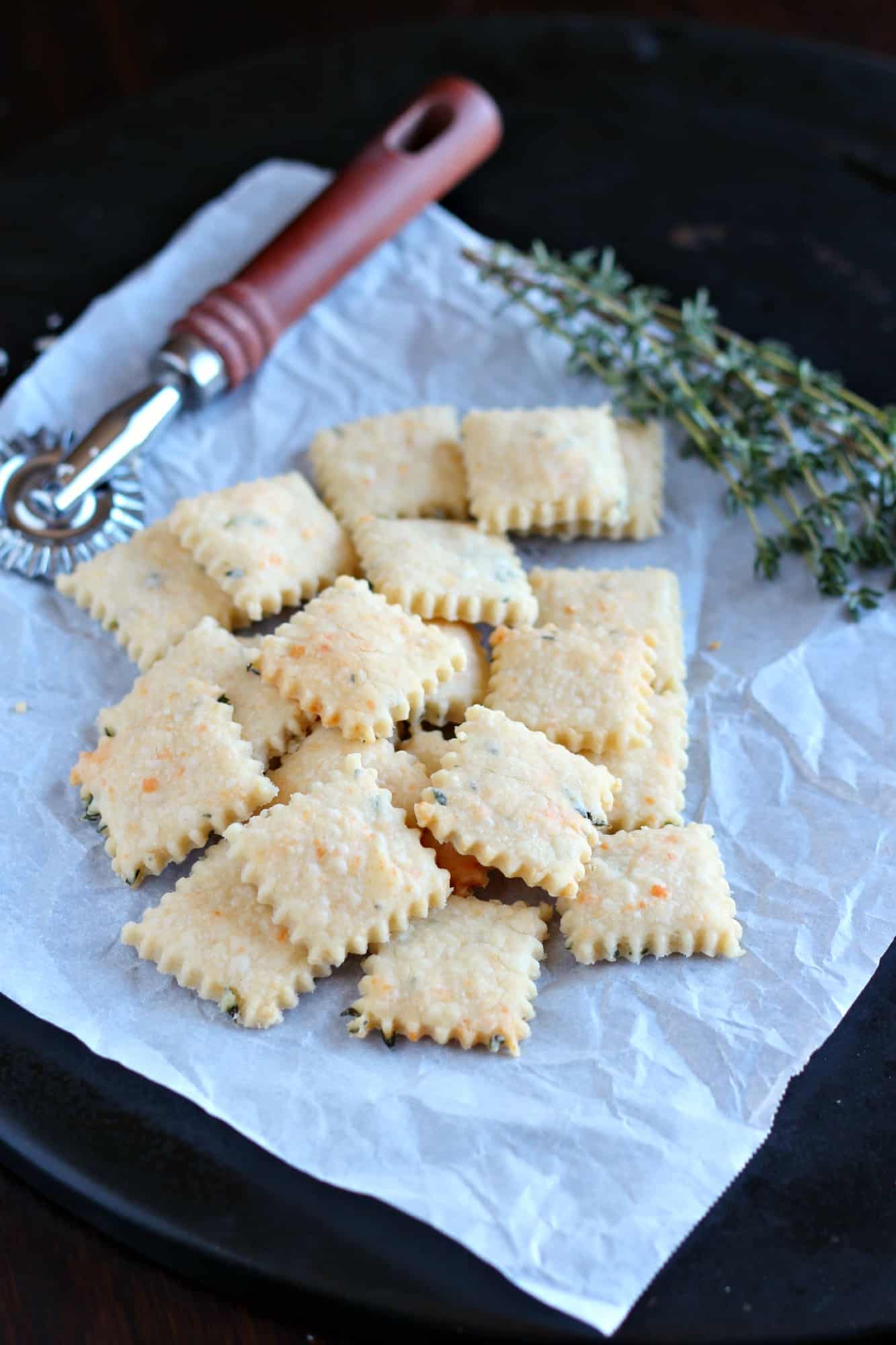 ParmesanThyme Cream Crackers with TwelveLoaves A Baker's House