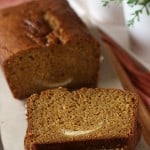 Pumpkin Bread with cream cheese