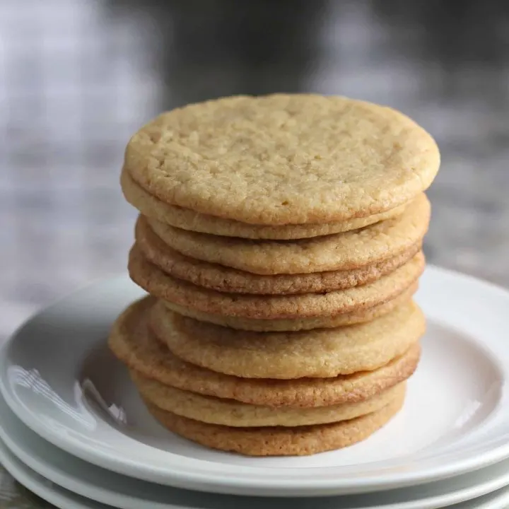 Stack of maple cookies