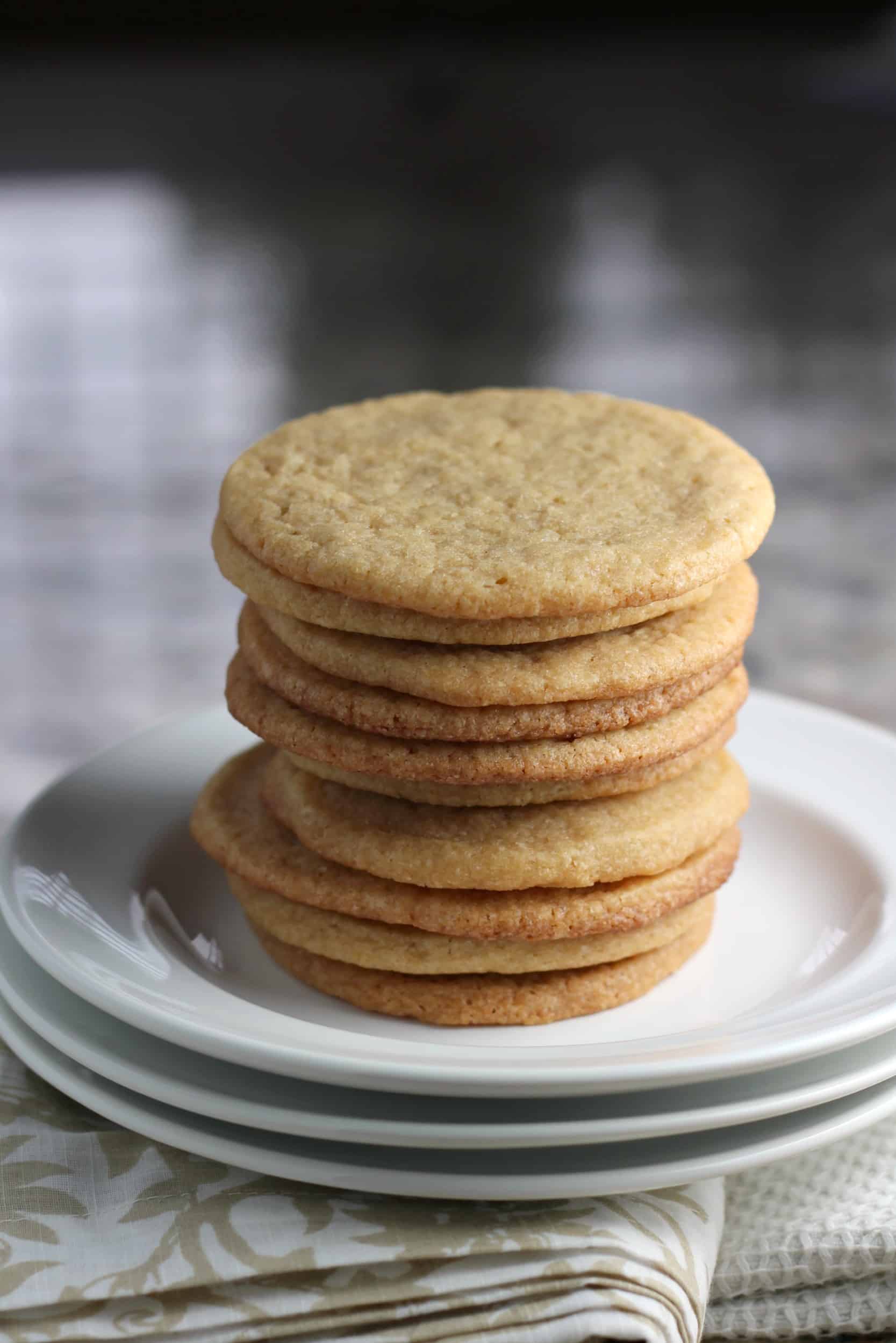 Stack of maple cookies