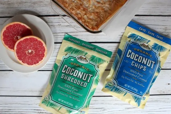 two bags of coconut products from Sprouts Farmers Market