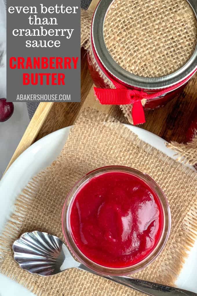 Cranberry butter is even better than Cranberry sauce