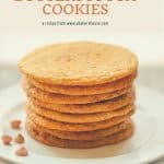 Gluten Free Butterscotch Cookies | Classic butterscotch flavors in this simple cookie from www.abakershouse.com