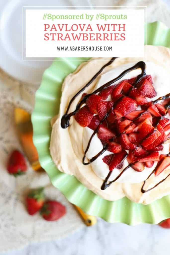 Pin for Pavlova with berries