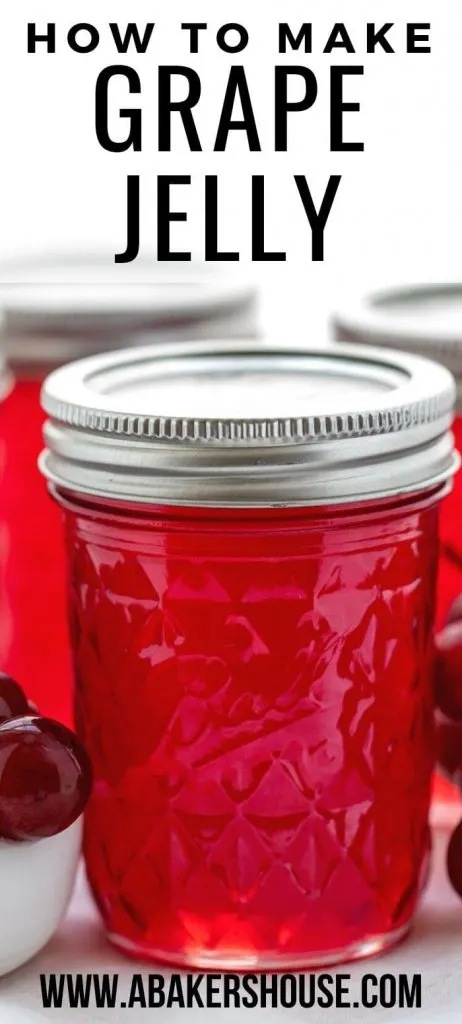 single jar of vibrant grape jelly