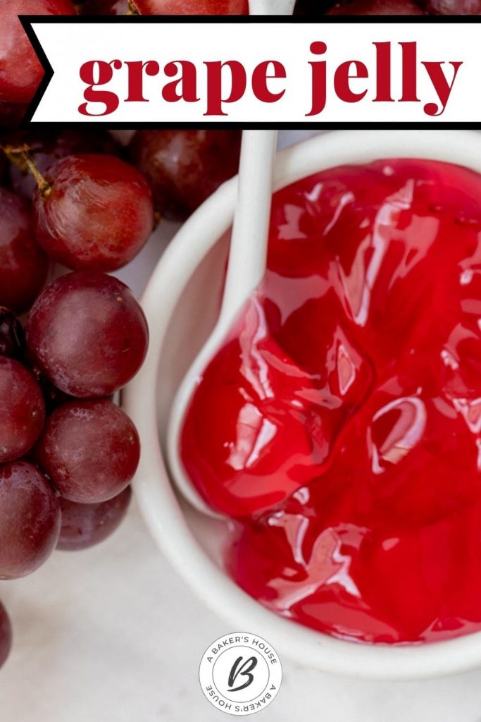 bowl of grape jelly and fresh grapes