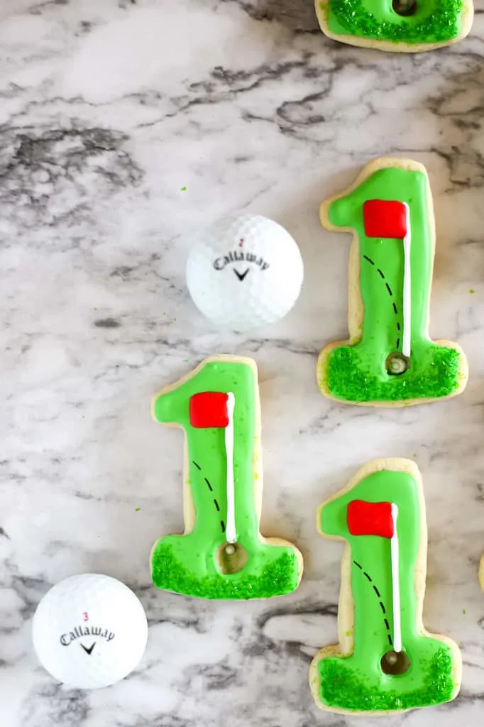 Hole in one cookies