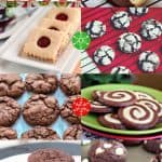 Collage of photos for Pinterest image of best christmas cookies
