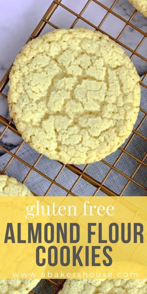 Long Pin for Pinterest almond flour cookies