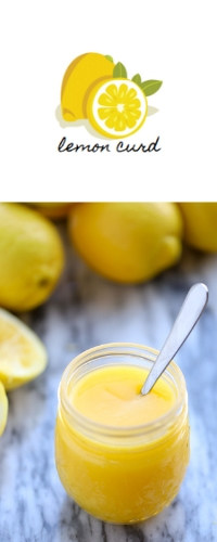 Image for lemon curd and printable labels