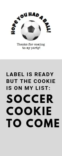 Soccer Label and Printable