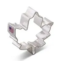 Ann Clark Maple Leaf Cookie Cutter - 3 Inches - Tin Plated Steel