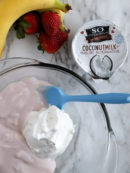 Cocowhip coconut whipped topping and so delicious yogurt alternative in a bowl