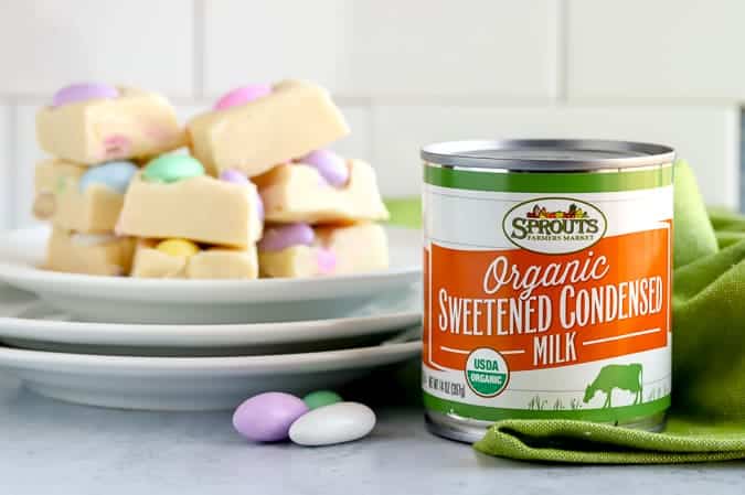 Sprouts Farmers Market Sweetened Condensed Milk used in a fudge recipe