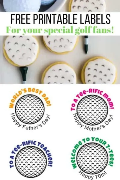 free printables listed for golf ball party favors