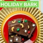 Pinterest image how to make holiday bark