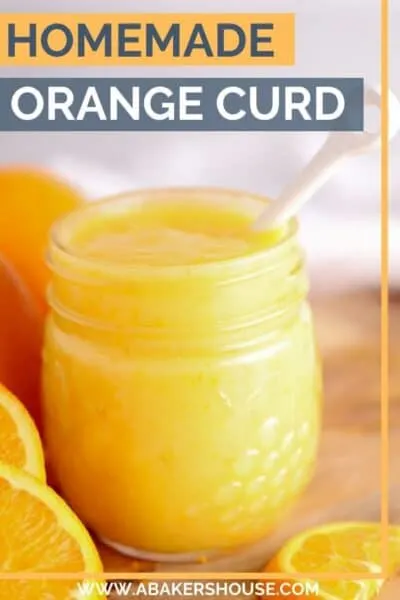Text overlay with homemade orange curd