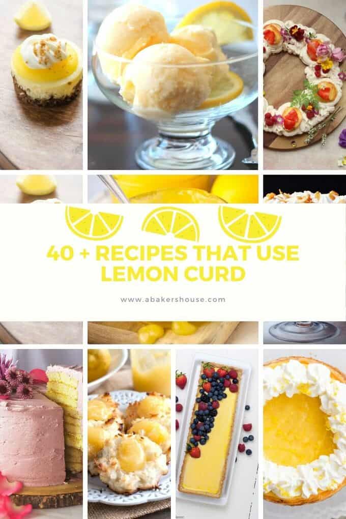 Collage of best recipes for lemon curd