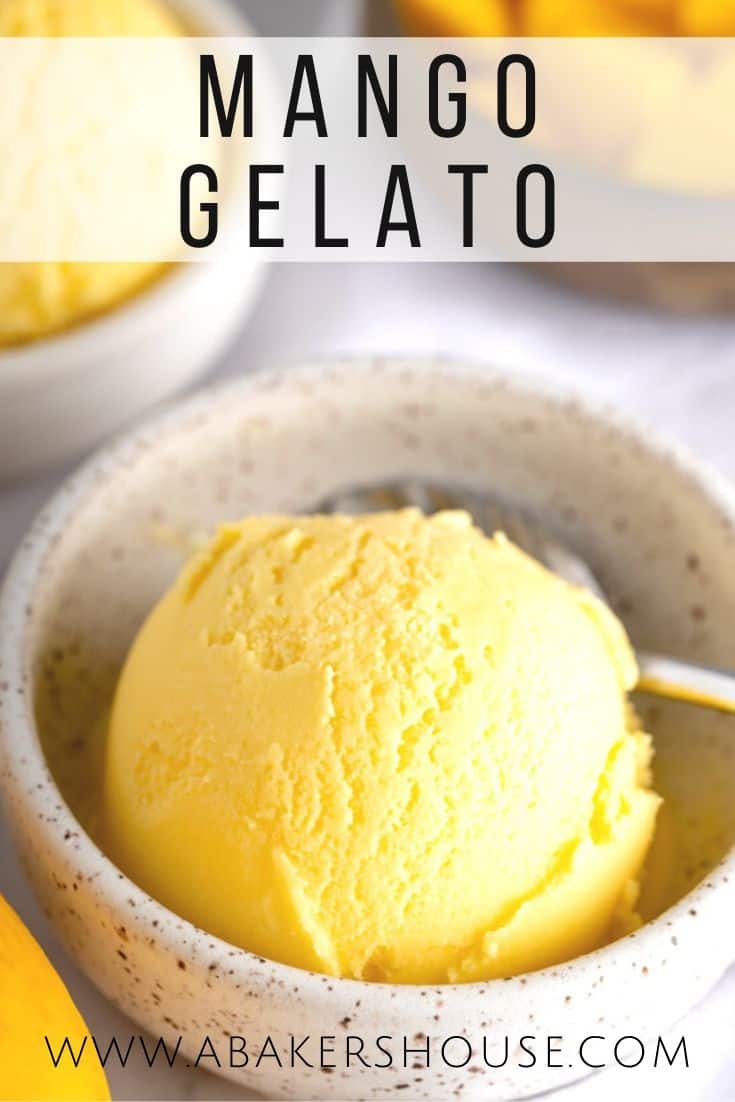 Mango Gelato A Baker's House